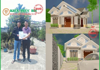 Thiết kế mẫu nhà 1 tầng mái thái đẹp lung linh tại Phường Đông Vinh,huyện Đông Sơn,Thanh Hoá chi phí chỉ 950 triệu